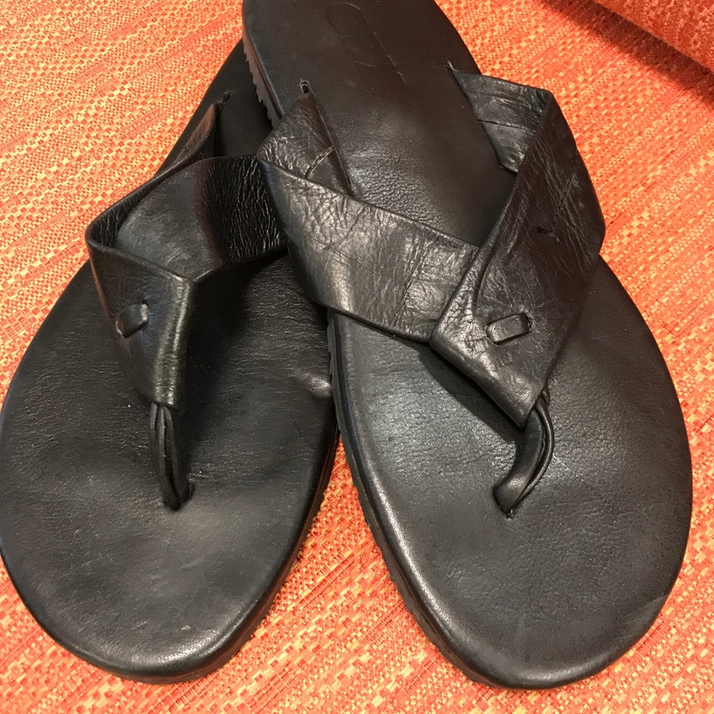 Sandals.